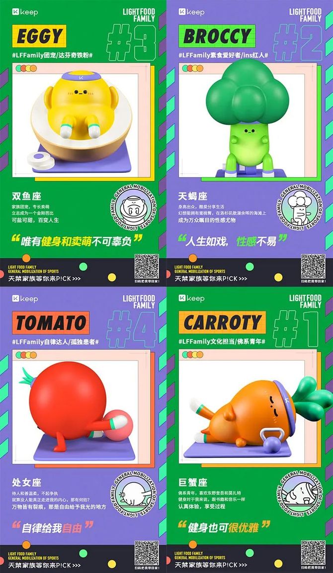 乌鱼说-新知, Keep 2020 视觉周边设计年鉴大赏